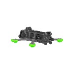 Hot Sales IFlight Nazgul F4D O4 Pro Frame Kit With 4mm Arm O4 Remote Control Toy Metal & Nylon Plastic Parts
